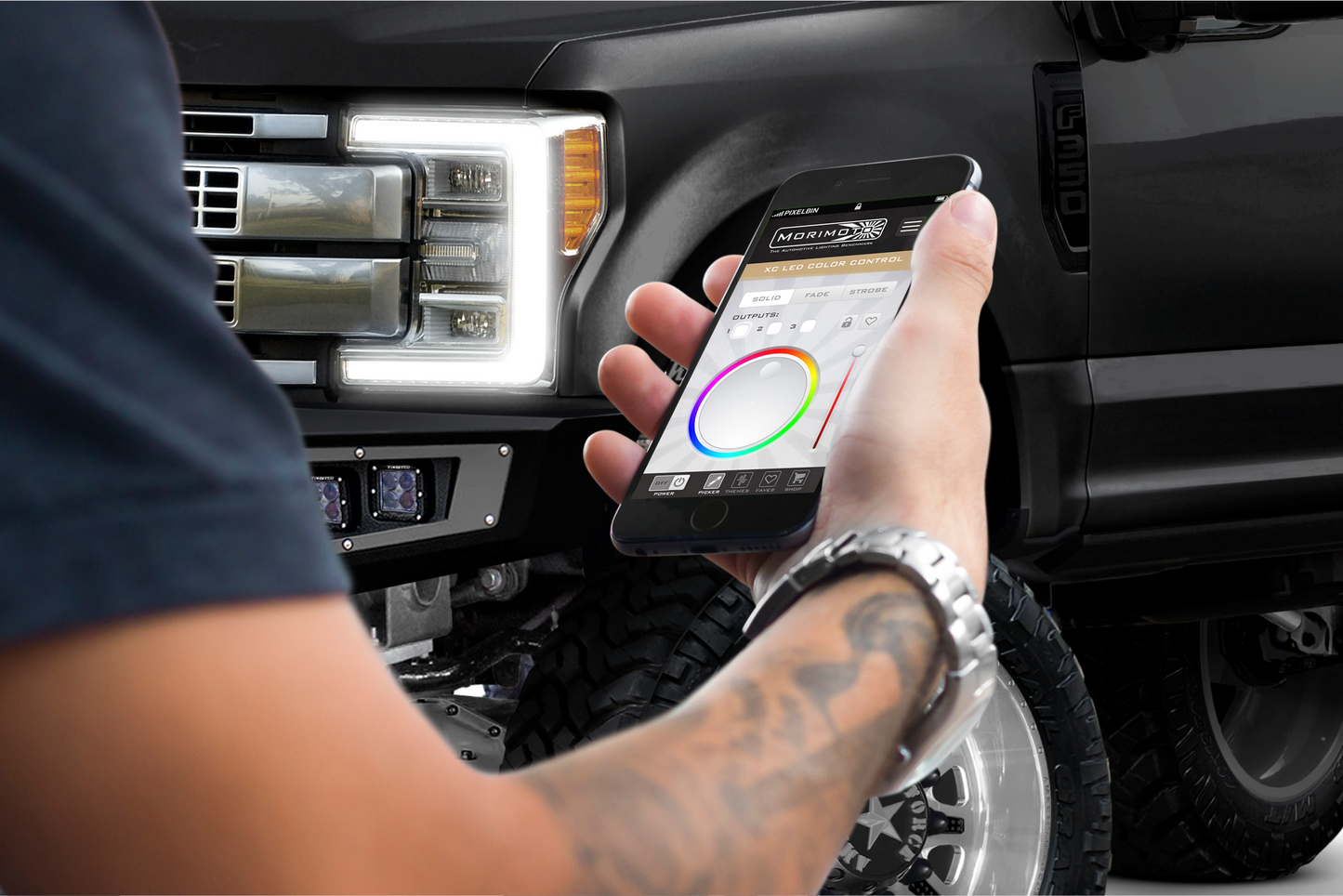 Placas DRL de píxeles de perfil: Ford Superduty 17+ (juego)