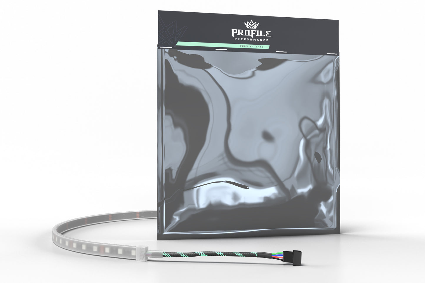Tira RGB de perfil Pixel WP: 12 pulgadas