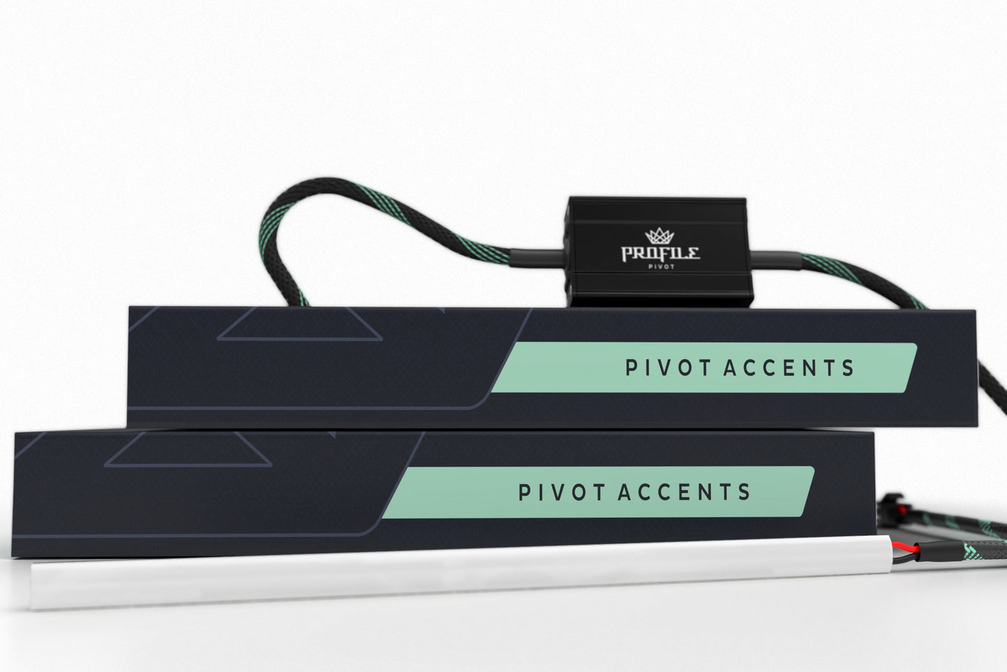 18 pulgadas: Tira de pivote de perfil con controlador (conmutación secuencial)