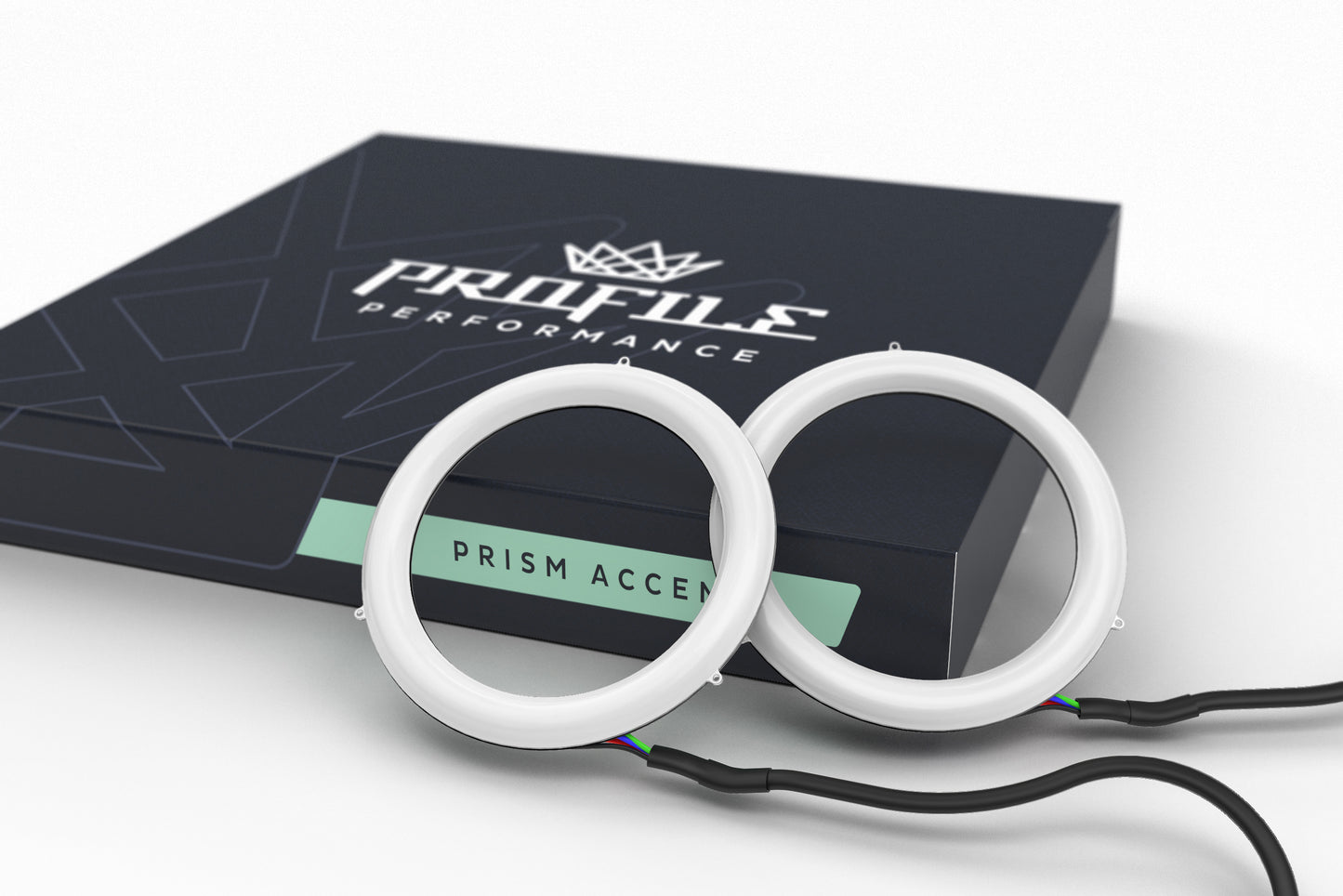 110 mm: Halo de prisma de perfil con controlador (RGB)