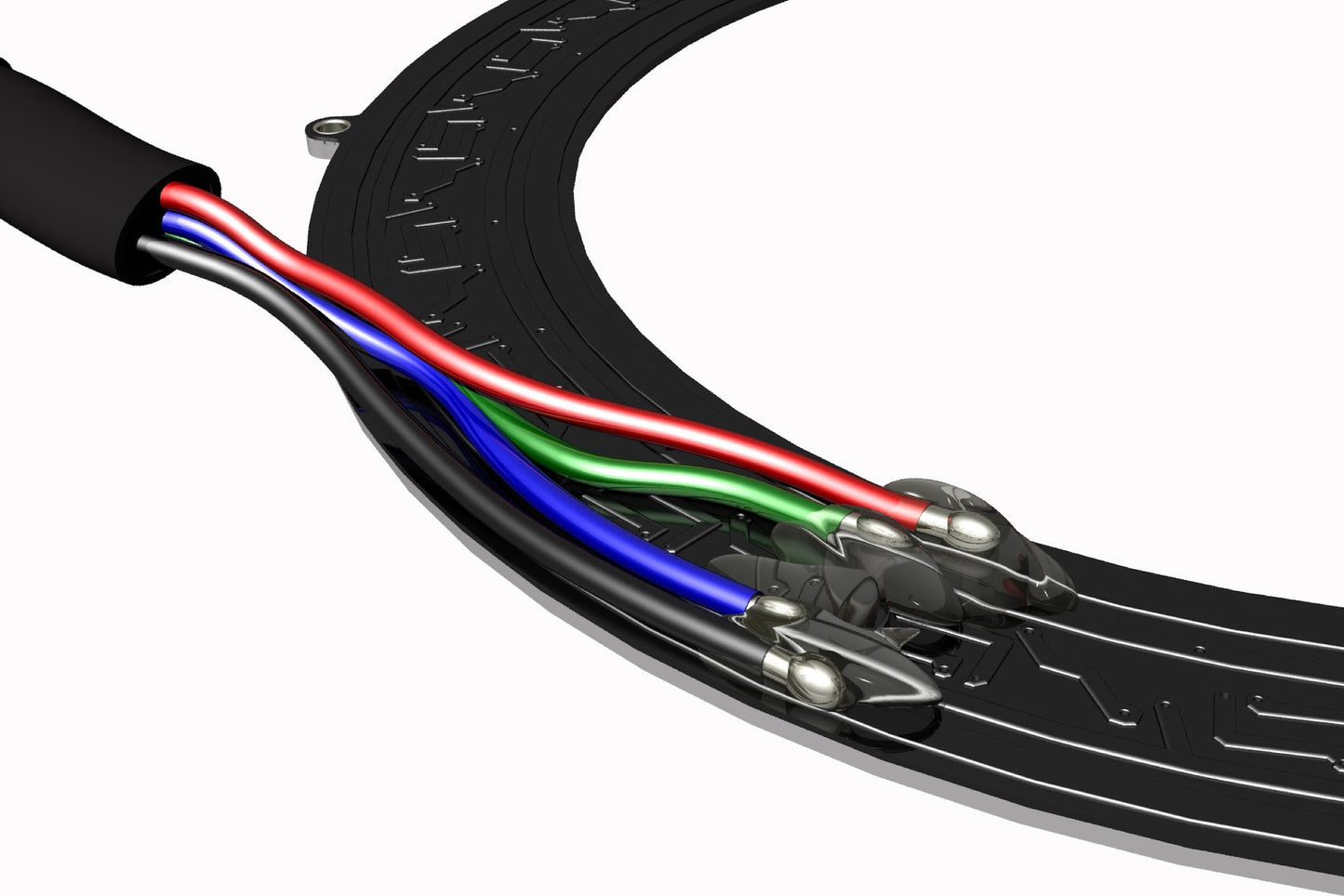 110 mm: Halo de prisma de perfil con controlador (RGB)