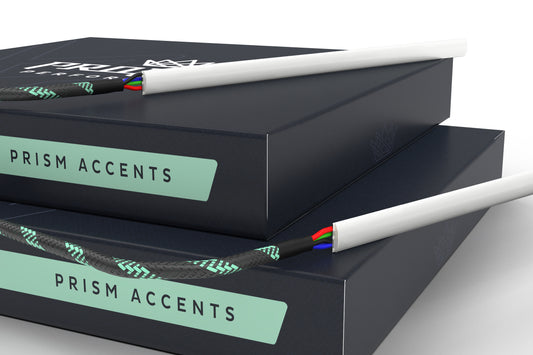 Tira de prisma de perfil de 12 pulgadas con controlador (RGB)