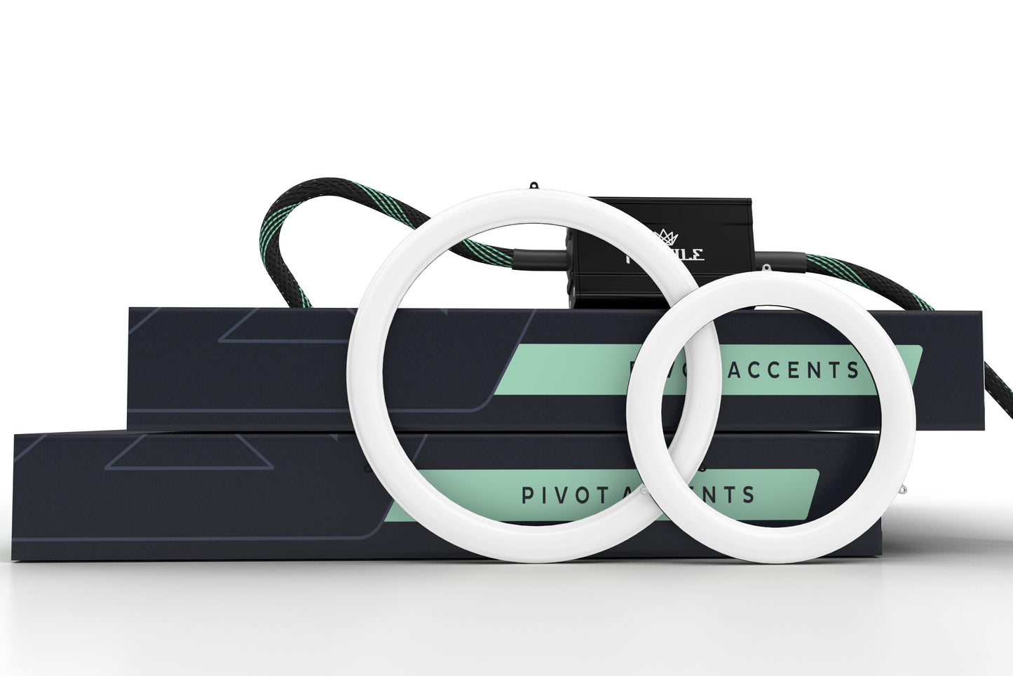 100 mm: Anillo de pivote de perfil con controlador (conmutación)