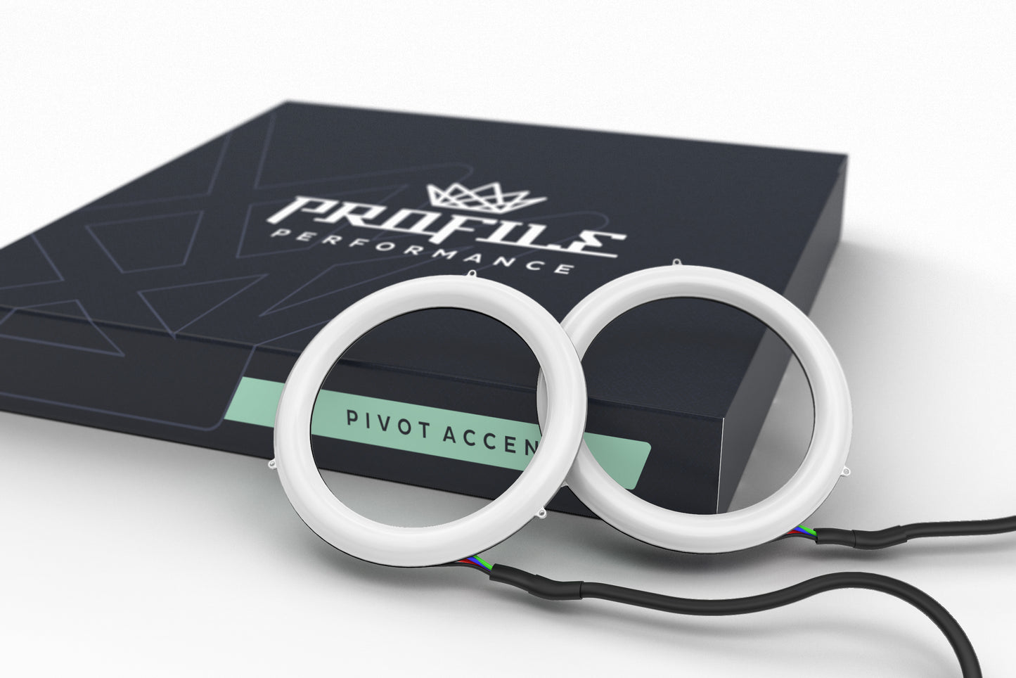 100 mm: Anillo de pivote de perfil con controlador (conmutación)