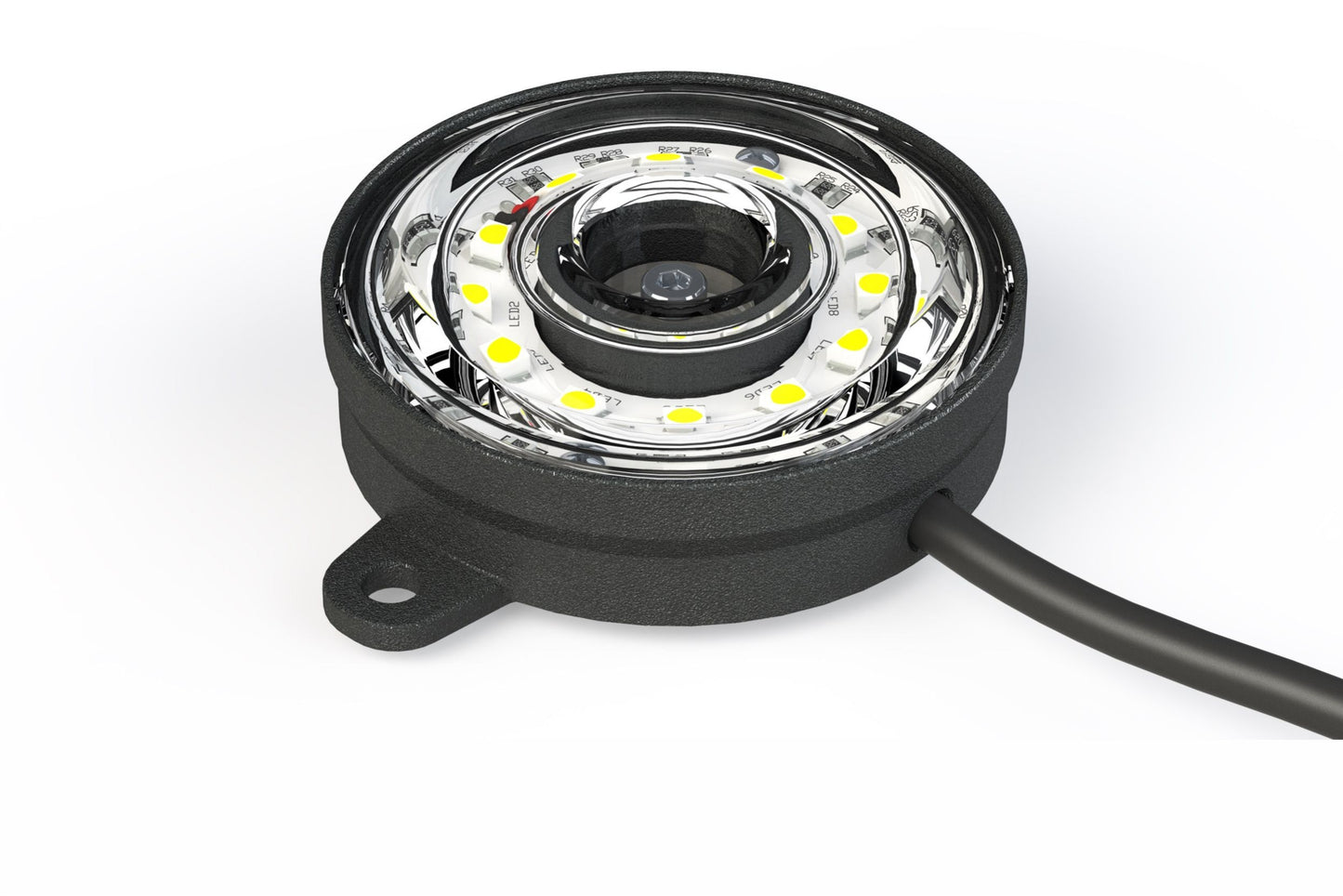 Luz de roca: píxel de perfil (blanco)
