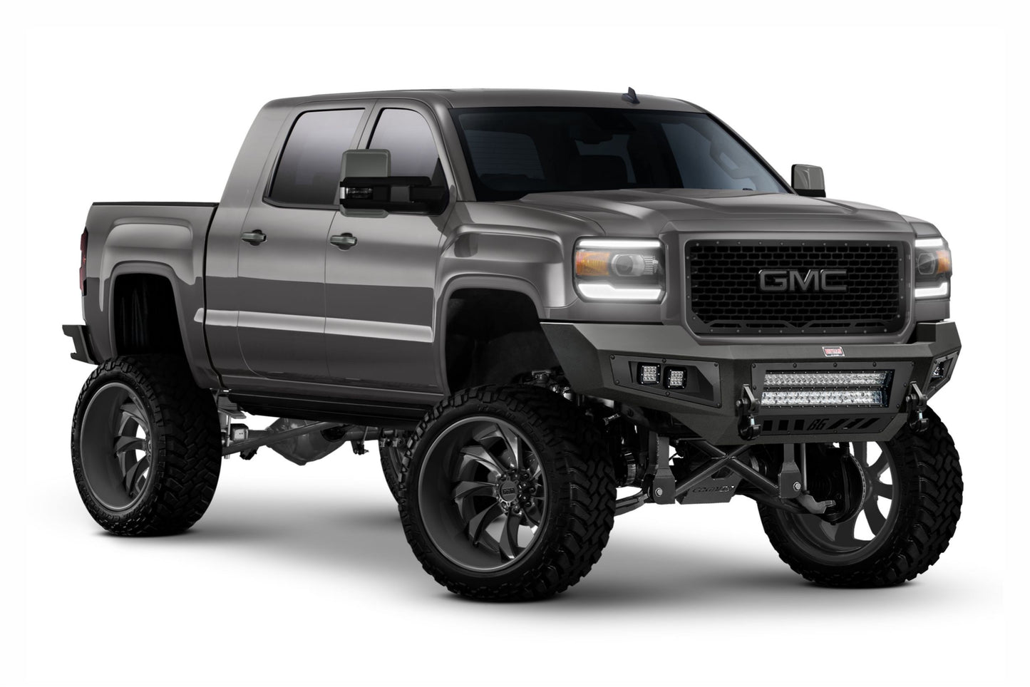 Placas de dirección de pivote de perfil: GMC Sierra (15-18) (juego)