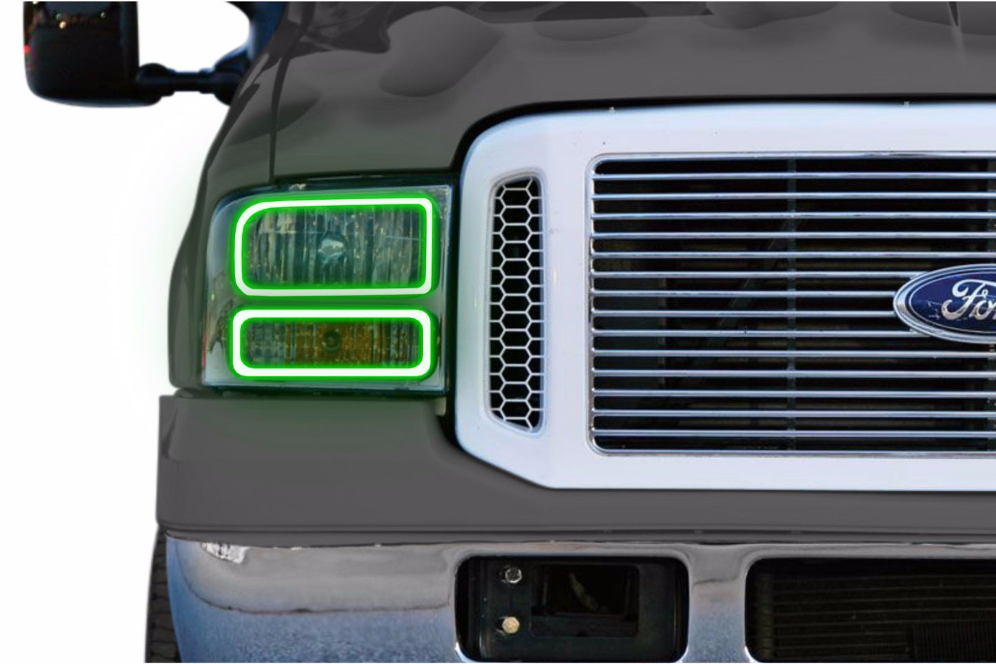 Ford Super Duty (05-07): Halos con prismas de perfil (kit)