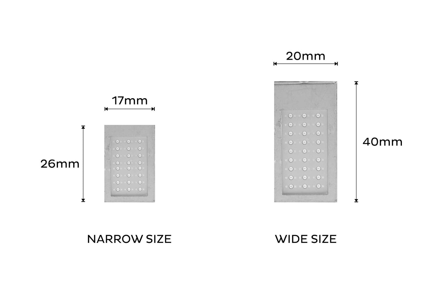 Festoon: Panel LED de iluminación GTR (universal/ancho/azul)