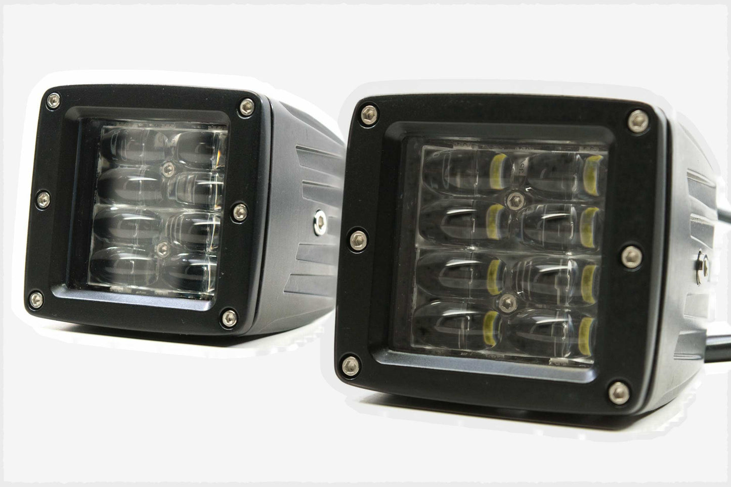 LED Pod: Cubo de luz RGB de perfil