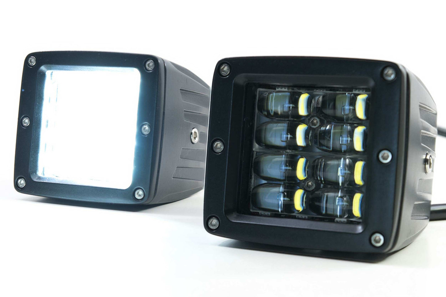 LED Pod: Cubo de luz RGB de perfil