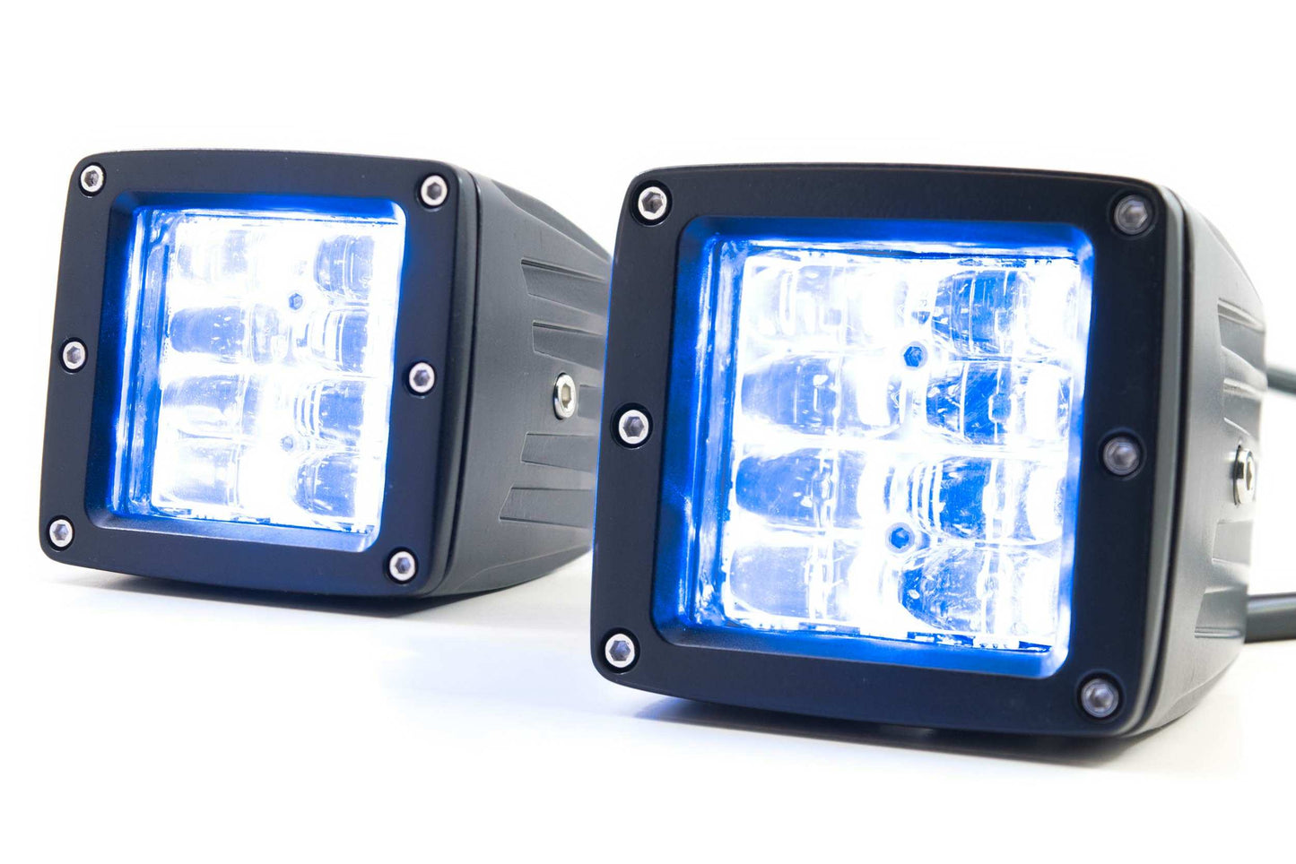 LED Pod: Cubo de luz RGB de perfil
