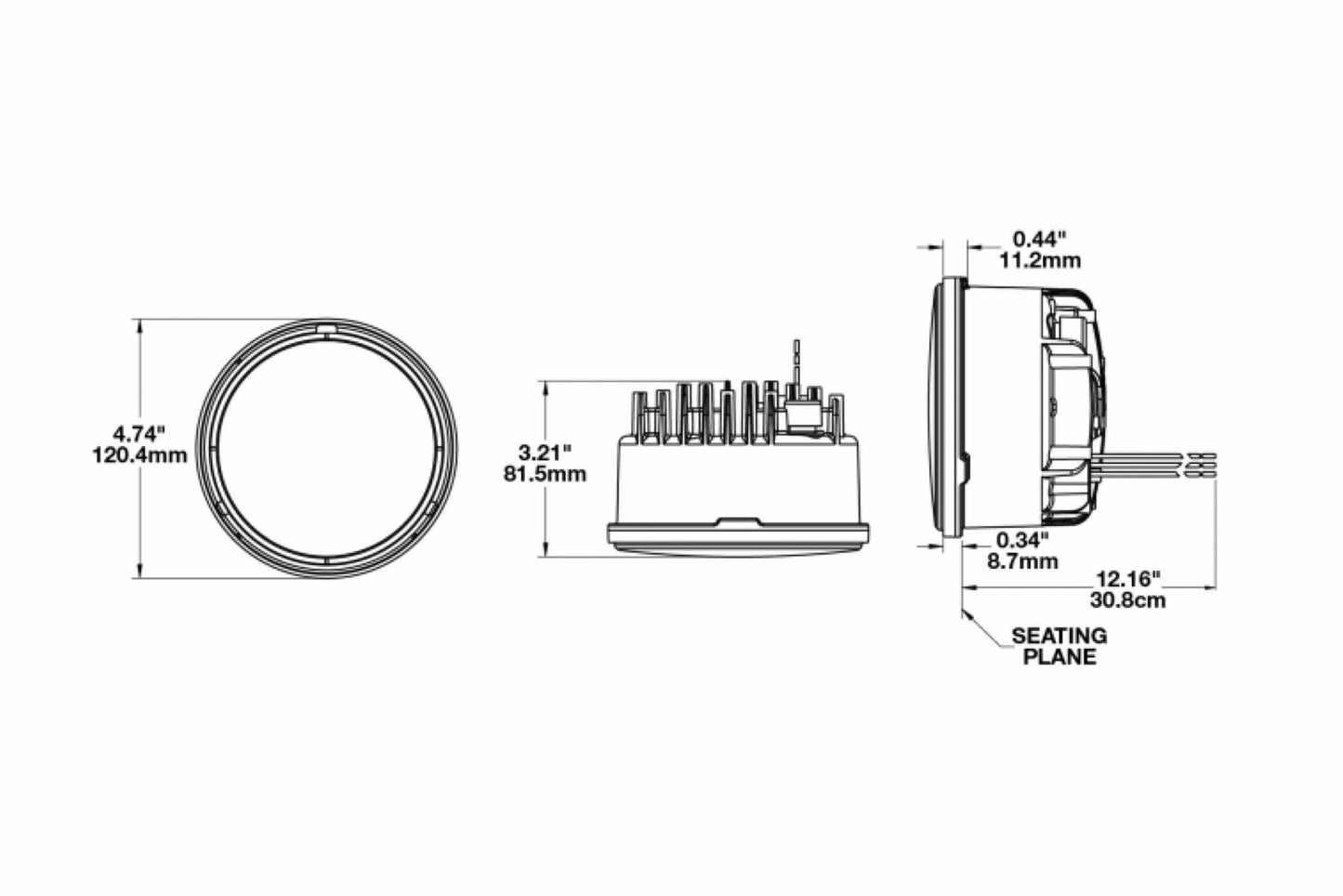 Altavoz JW: Anillo de montaje 6130 (SET)