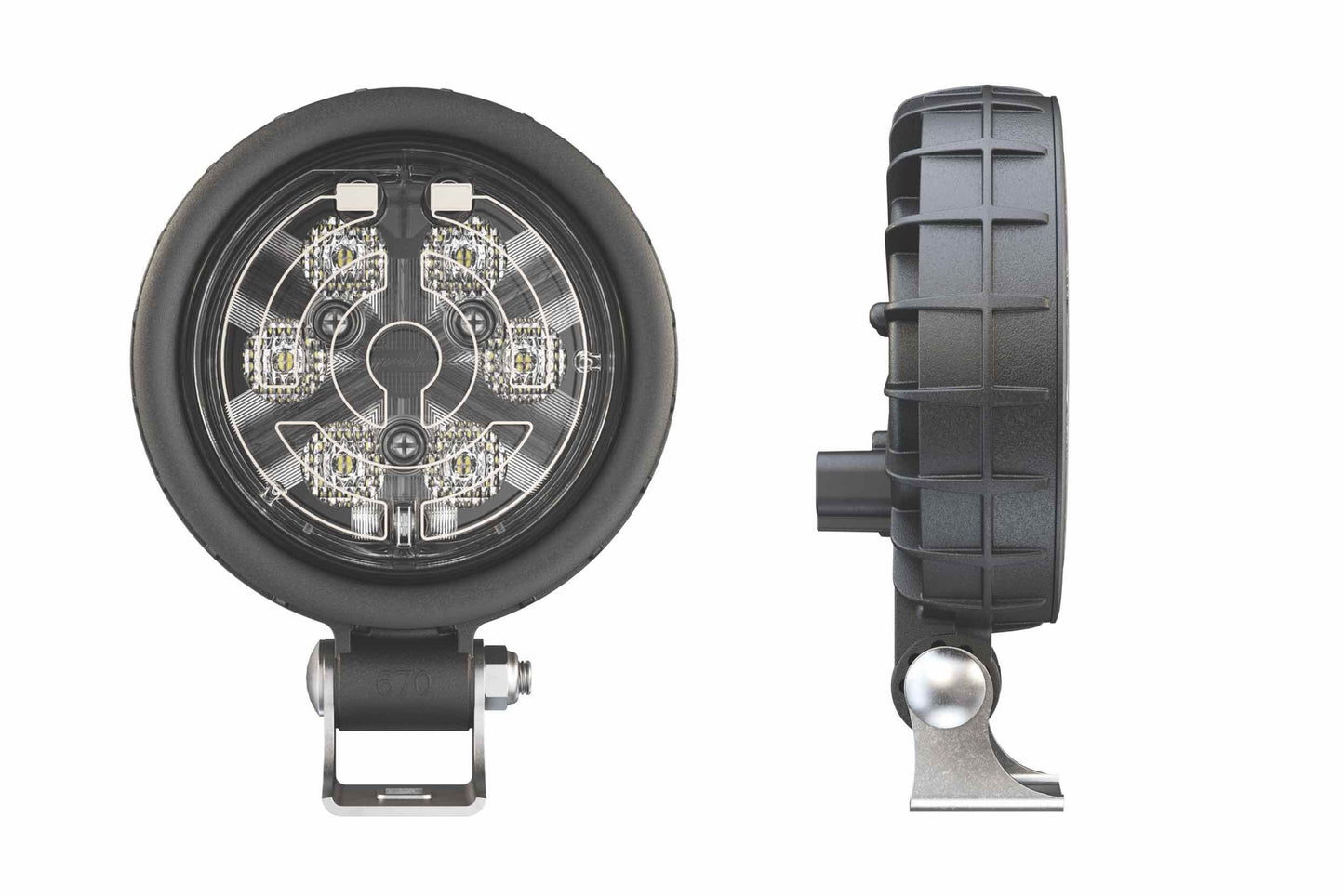 JW Speaker: 670F-12/24V LED Worklamp RED