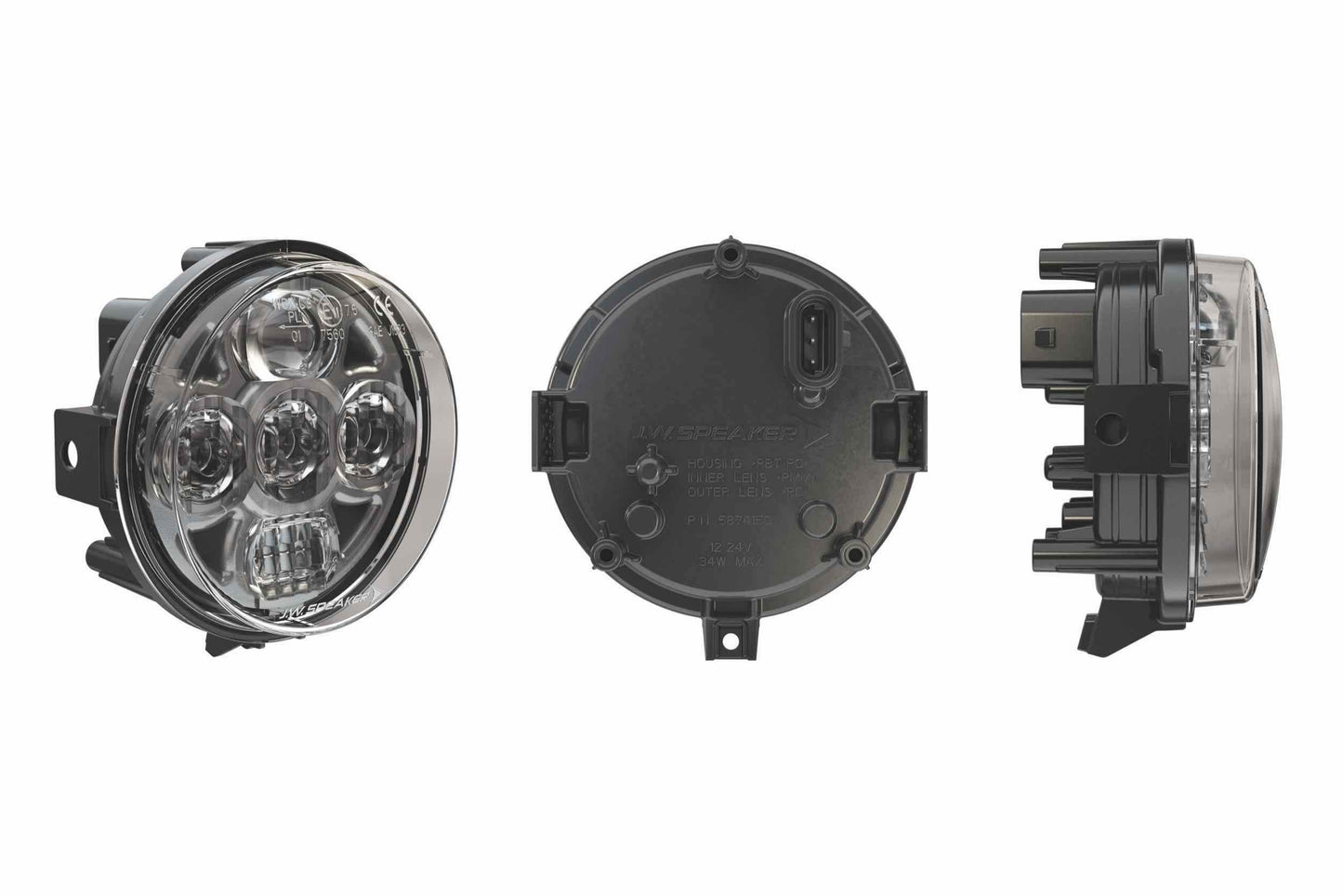 JW Speaker: 8415-EV 12/24V Highbeam/Lowbeam Rigid Mount