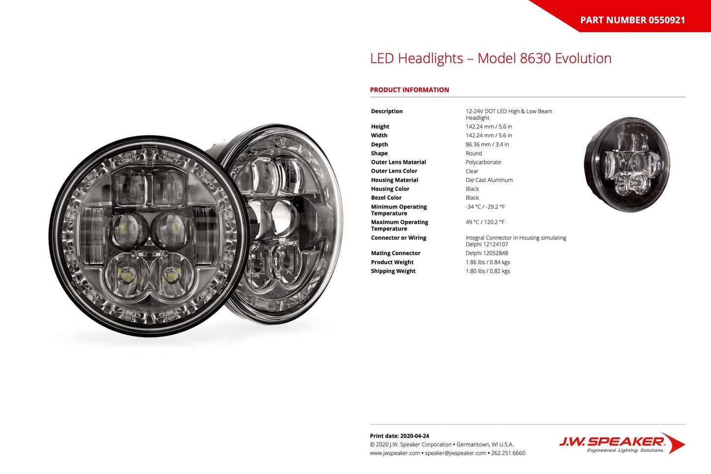 JW Speaker: 8630 LED Scheinwerfer PAR46 Ring (SET)