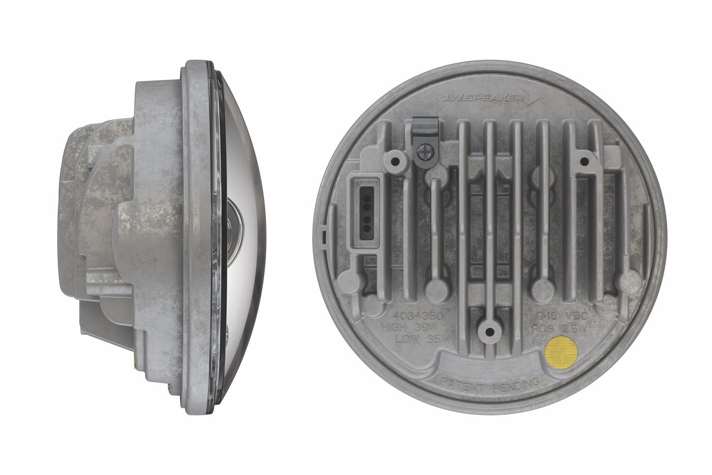 Altavoz JW: faro LED 8690A2-12V (cromado)