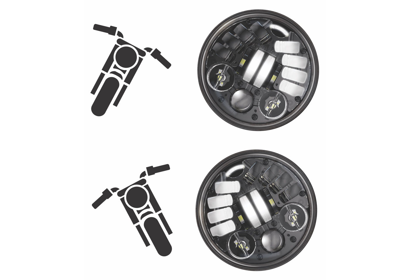 JW Speaker: Faro LED 8690A2-12V (negro)