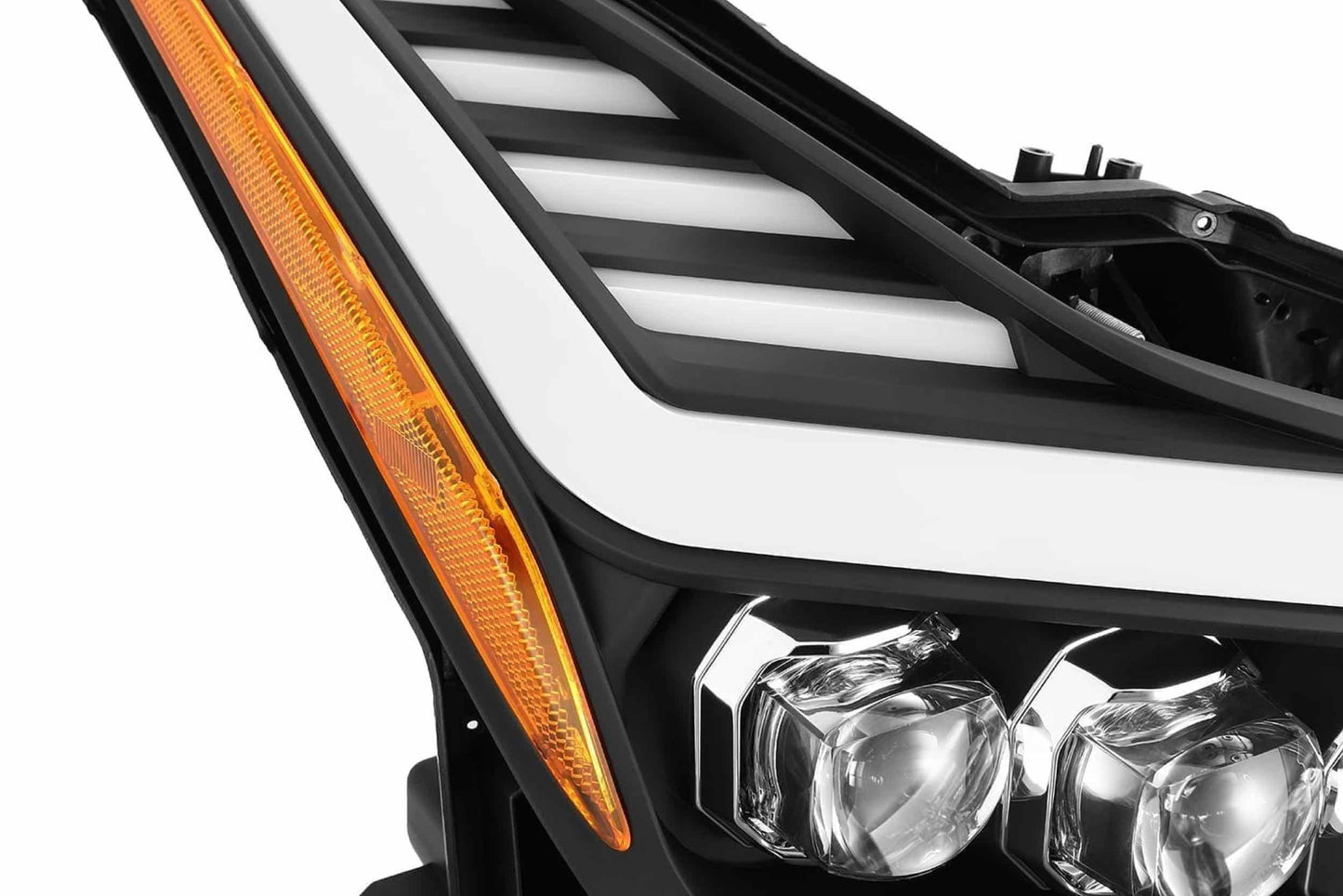 Faros delanteros LED ARex Nova: Infiniti G37 / Q60 (08-15) - Negro brillante (juego)