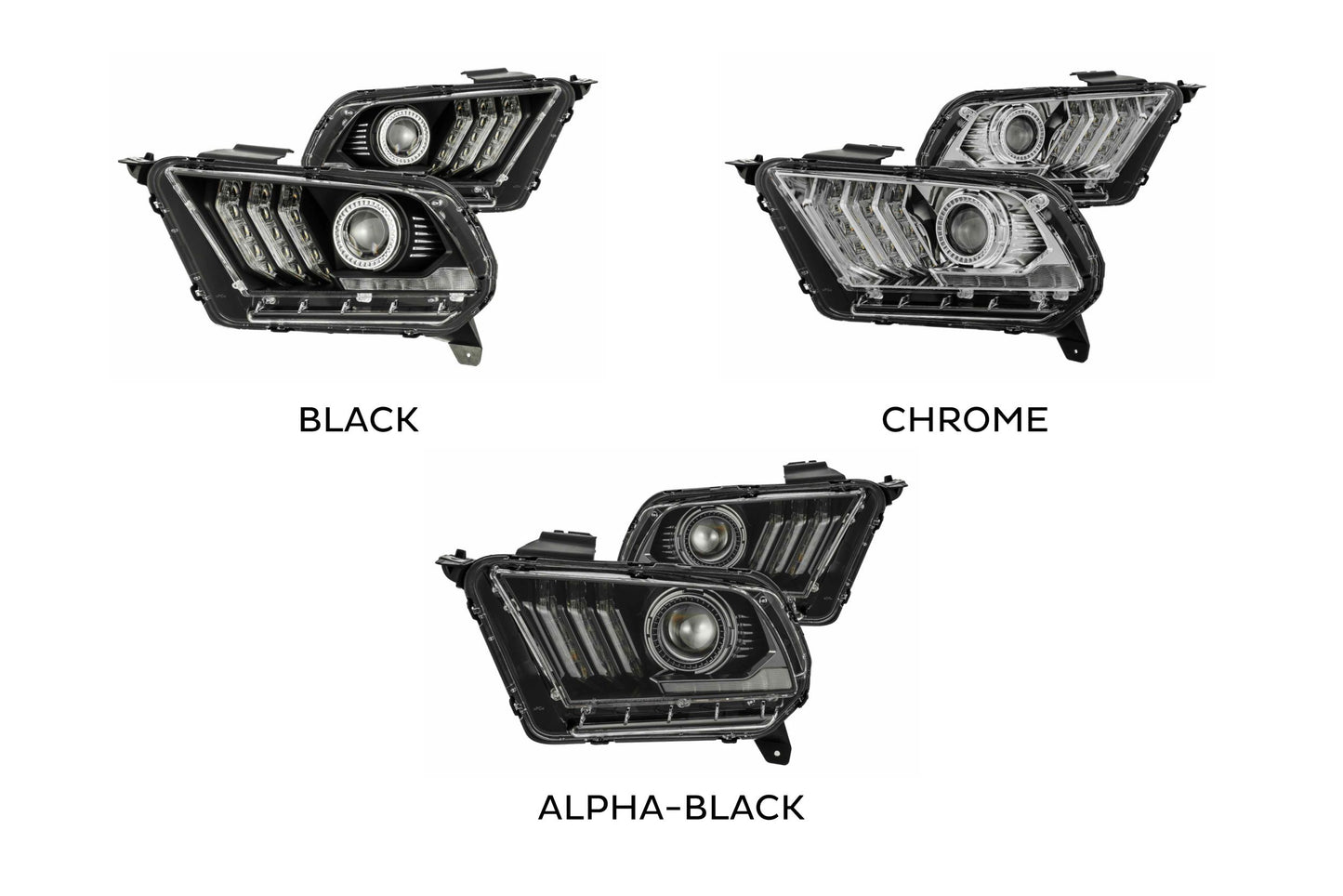 Faros LED ARex Luxx: Ford Mustang (10-12)