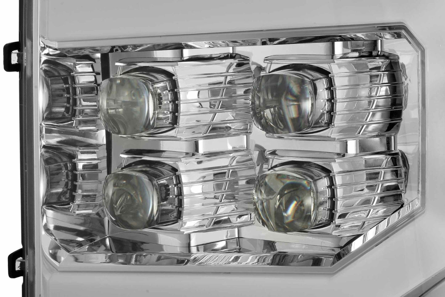 Faros delanteros LED ARex Nova: GMC Sierra (07-13) - Negro (juego)