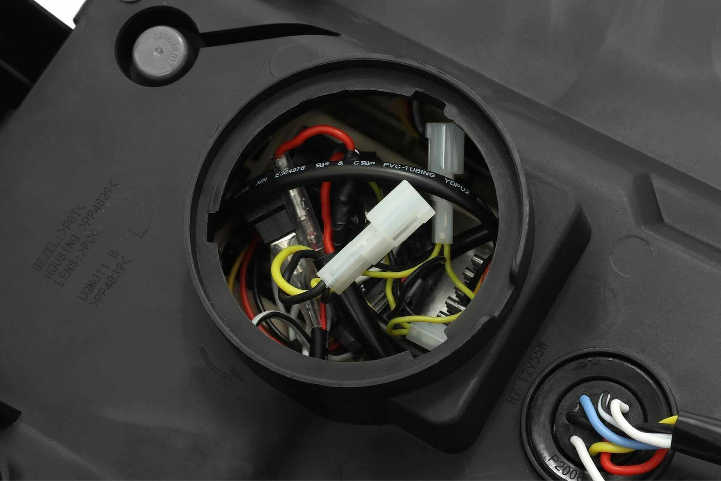 Faros delanteros LED ARex Nova: GMC Sierra (07-13) - Negro (juego)