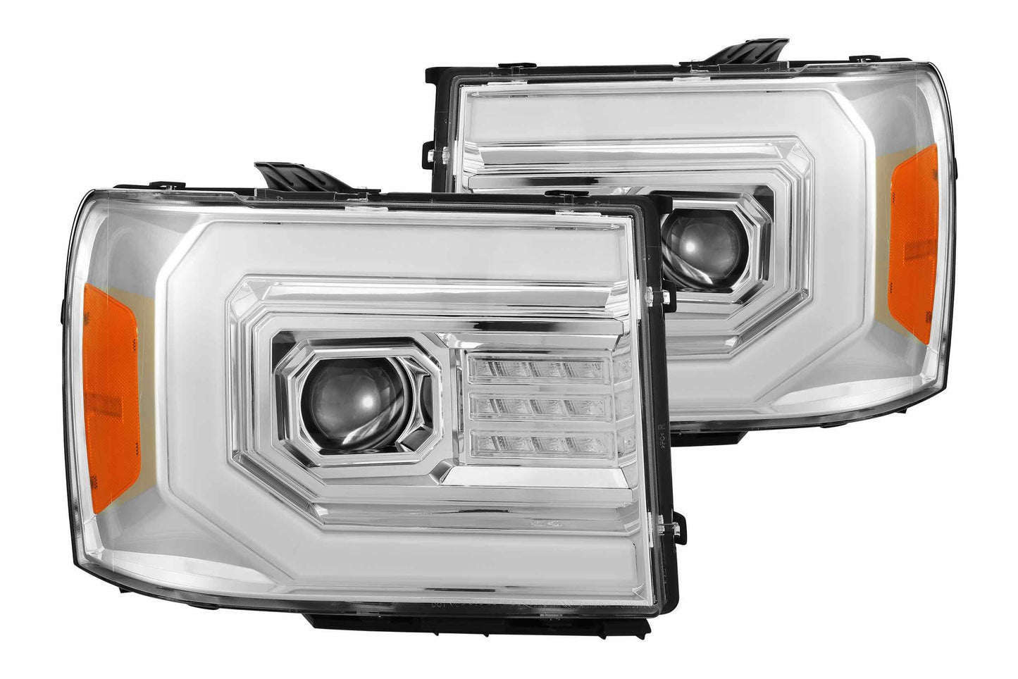 2007-2013 GMC Sierra Luxx LED Headlights