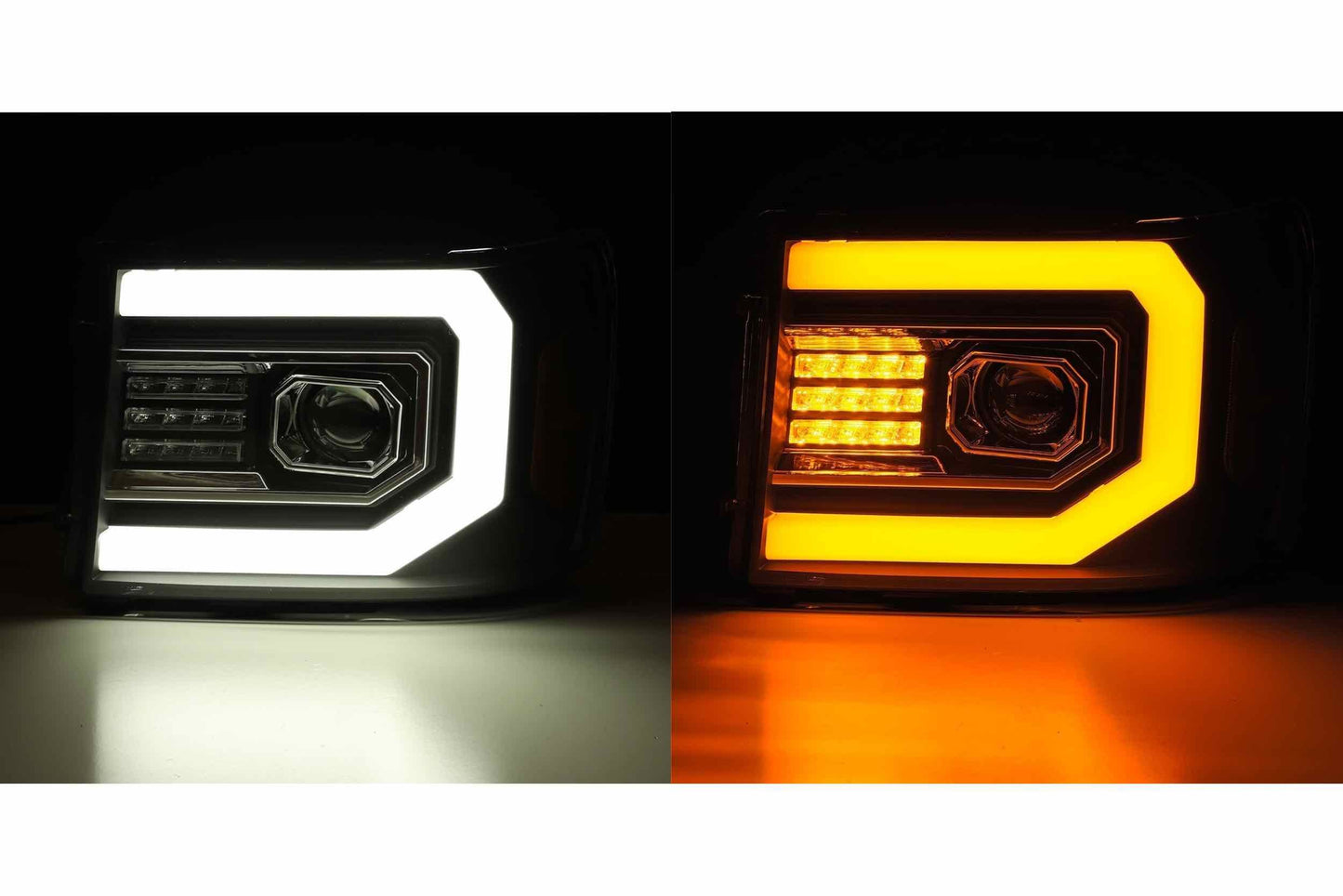 2007-2013 GMC Sierra Luxx LED Headlights