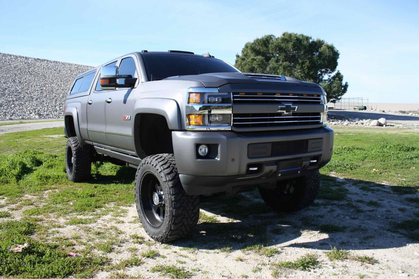 Faros delanteros LED ARex Nova: Chevy Silverado HD (15-19) - Cromados (juego)