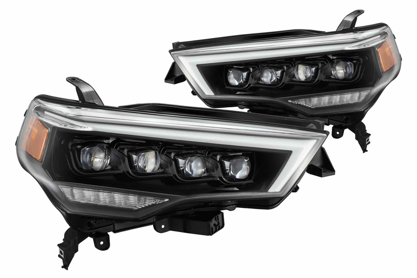 Faros delanteros LED ARex Nova: Toyota 4Runner (14-20) - Alpha-Black (juego)