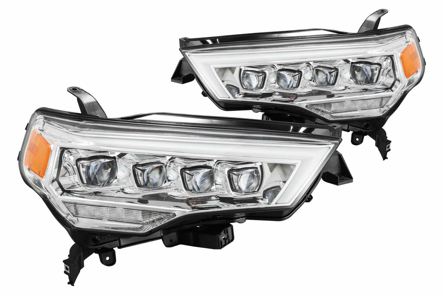 Faros delanteros LED ARex Nova: Toyota 4Runner (14-20) - Alpha-Black (juego)