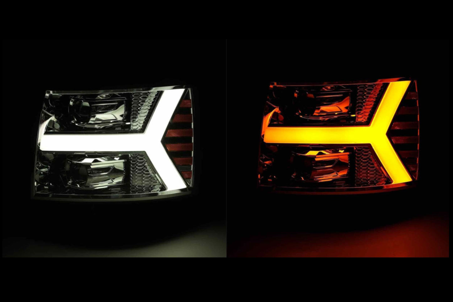 Faros delanteros halógenos ARex Pro: Chevy Silverado 1500 (07-13) - Negro (juego)