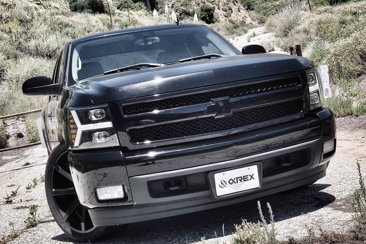 Faros delanteros halógenos ARex Pro:: Chevy Silverado 1500 (07-13) - Cromados (juego)