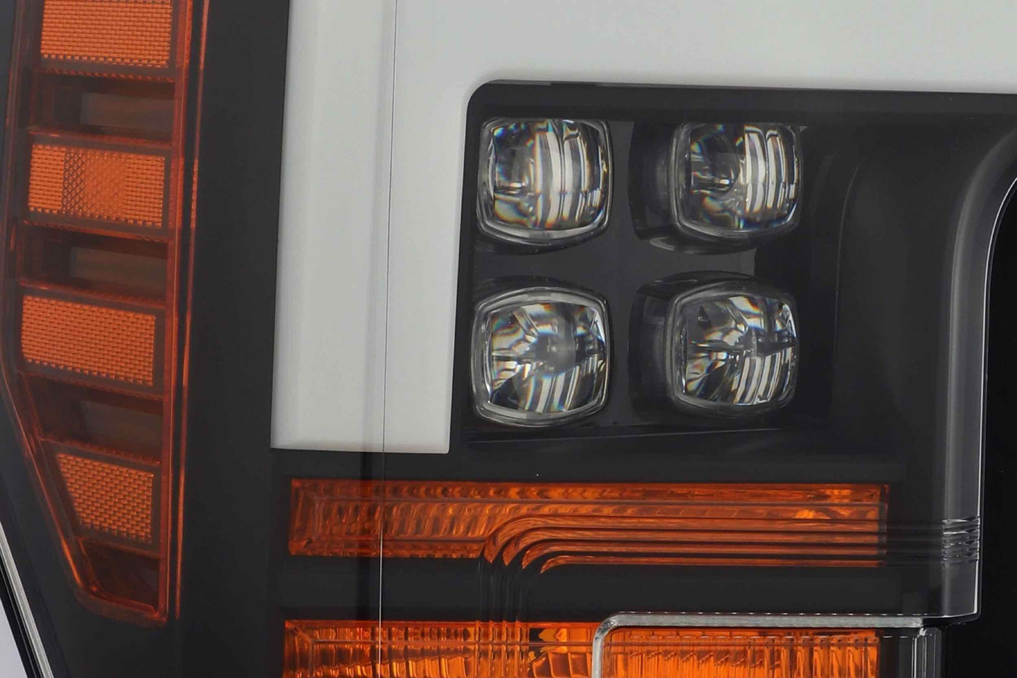 Faros delanteros LED ARex Nova: Ford Super Duty (17-19) - Negro (juego)