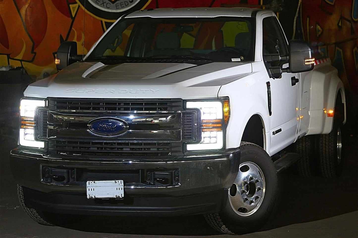 Faros delanteros LED ARex Nova: Ford Super Duty (17-19) - Negro (juego)