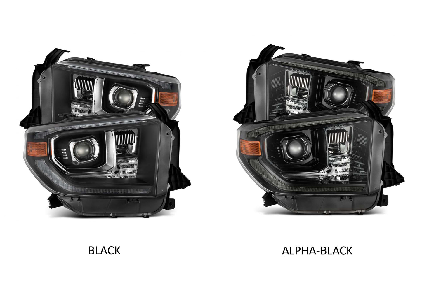 Faros delanteros halógenos ARex Pro: Toyota Tundra (14-20) - Negro mate/cromado (juego)