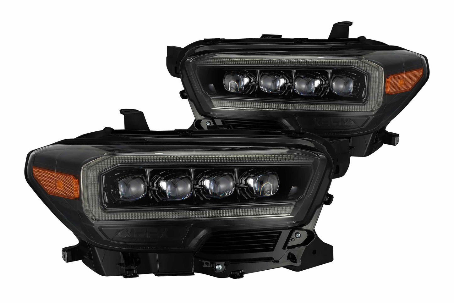 Faros delanteros LED ARex Nova: Toyota Tacoma (16-20) - Alpha-Black (juego)