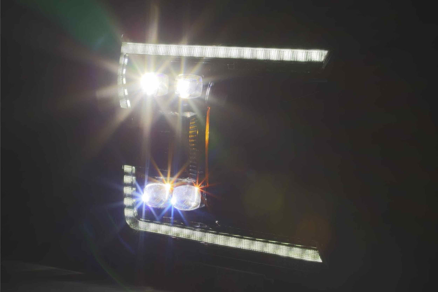 Faros delanteros LED ARex Nova: Ford F150 (18-20) - Alpha-Black (juego)