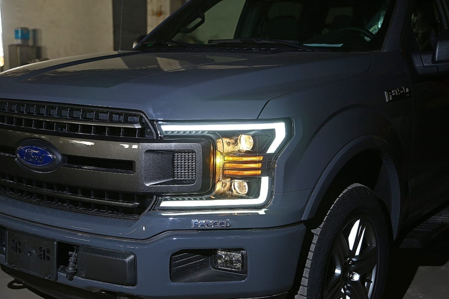 Faros delanteros halógenos ARex Pro: Ford F150 (18-20) - Negro (juego)