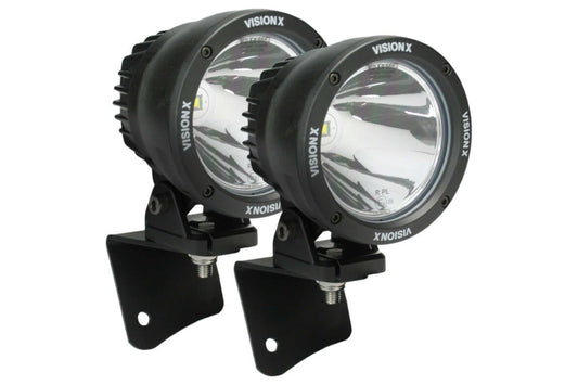Vision X Ditch Light LED Lighting System: Jeep TJ (97-06) (2x 4.5in 4.5in Optimus Pods)