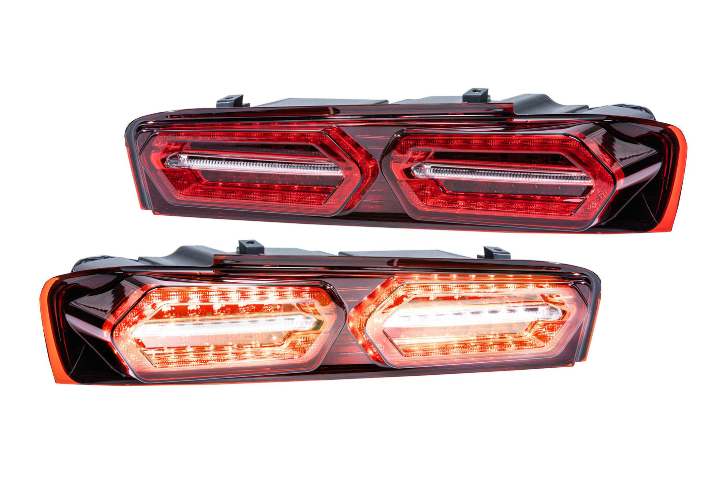 Luces LED traseras XB: Chevrolet Camaro (16-18) (par/renovación/rojo)