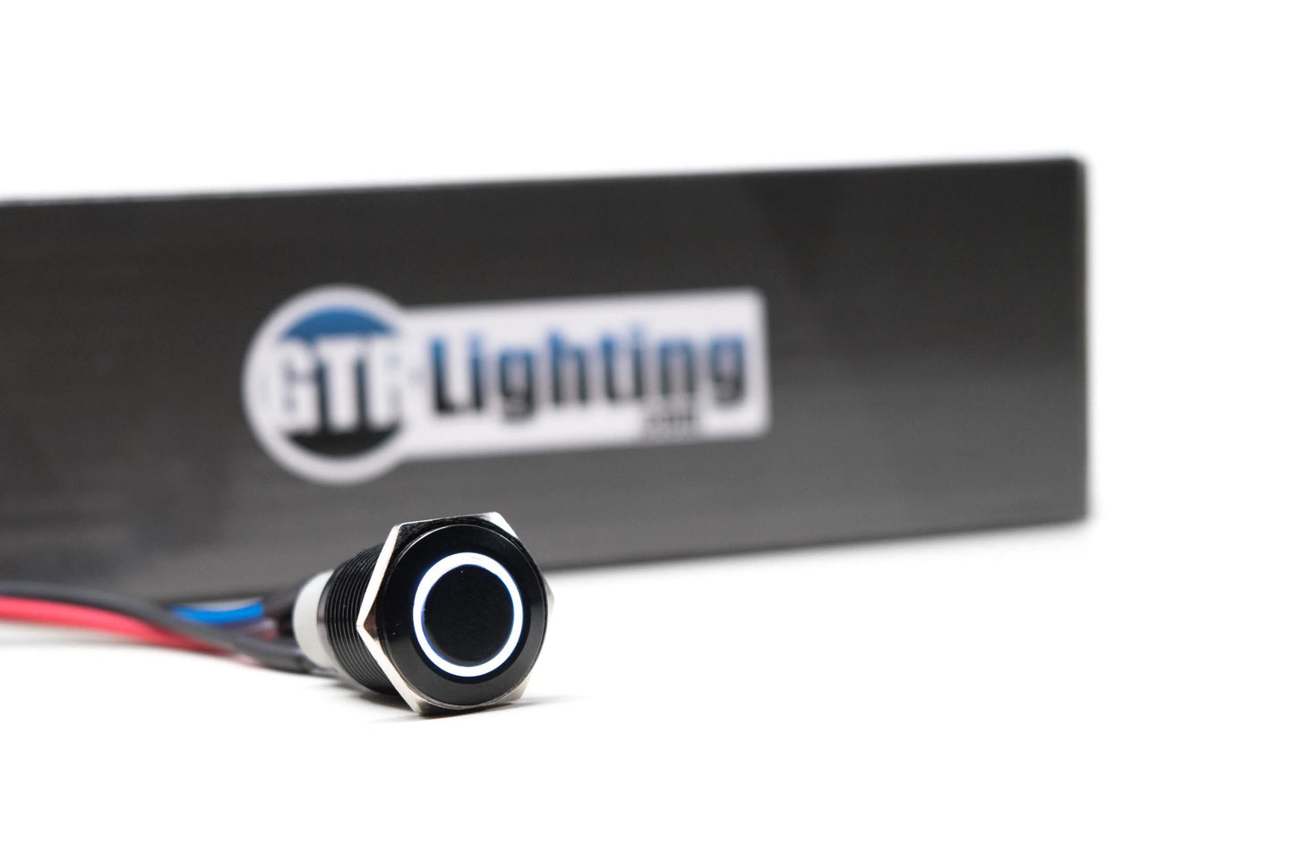Switch: GTR Halo (Stainless/Momentary/Blue LED)