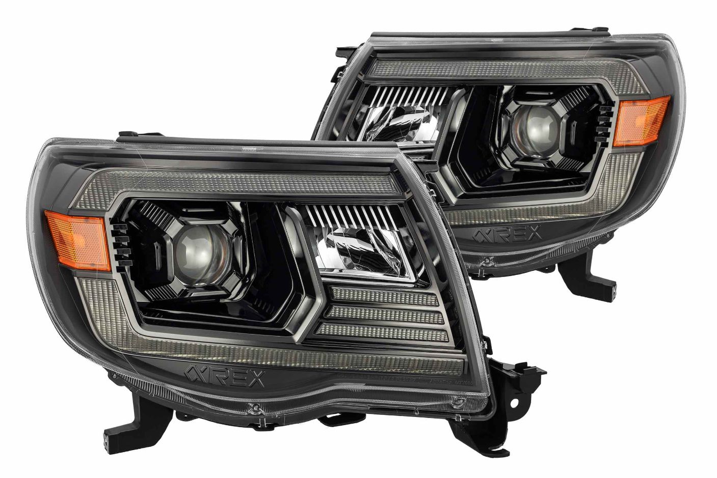 Faros delanteros LED ARex Luxx: Toyota Tacoma (05-11) - Cromados (versión de proyector/conjunto)