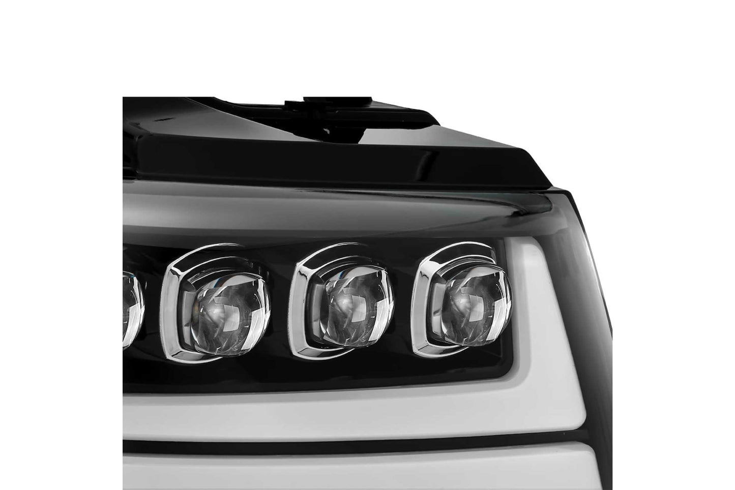 Faros delanteros LED ARex Nova: Chevy Tahoe/Suburban/Avalanche (07-13) - Negro (juego)