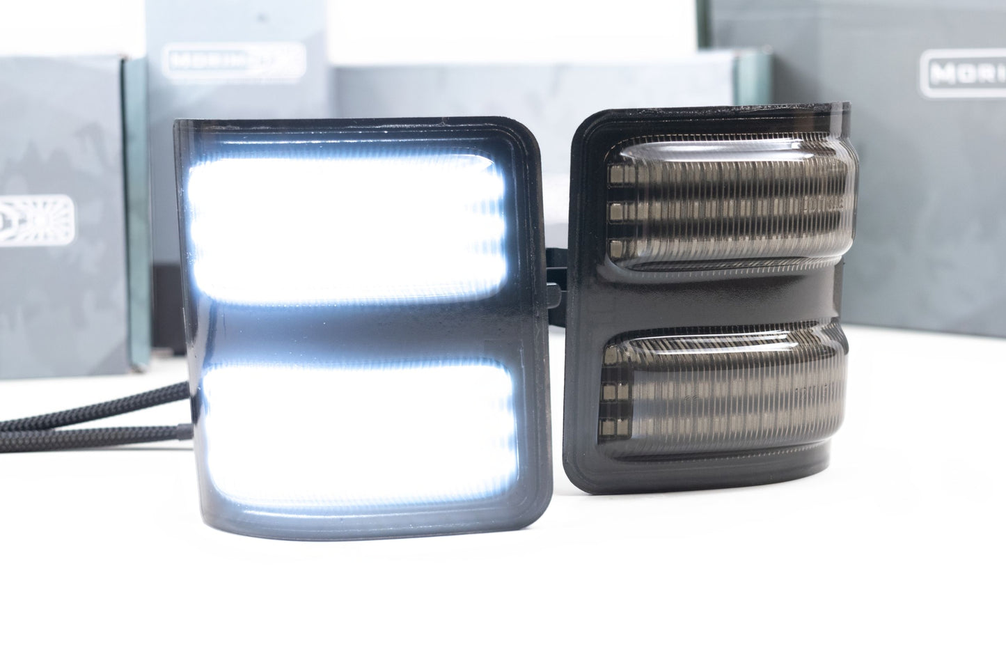 Luces LED para espejos laterales XB: Ford Super Duty (11-16/par)