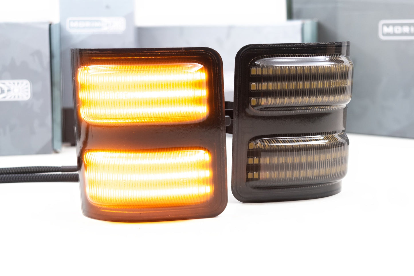 Luces LED para espejos laterales XB: Ford Super Duty (11-16/par)