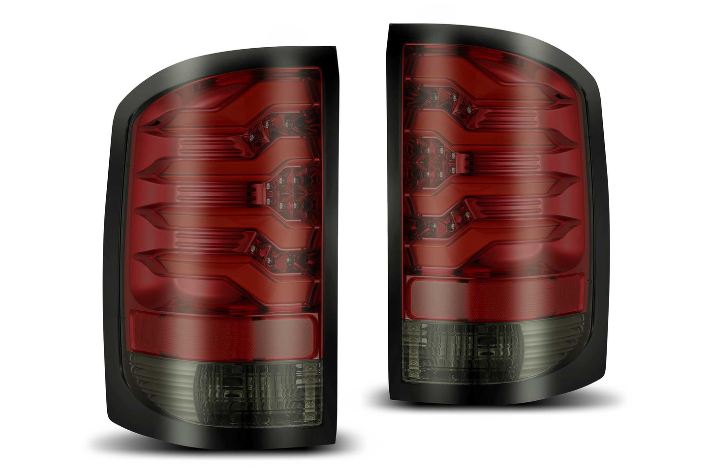 Luces traseras LED ARex Pro: GMC Sierra (14-18) (negro azabache)
