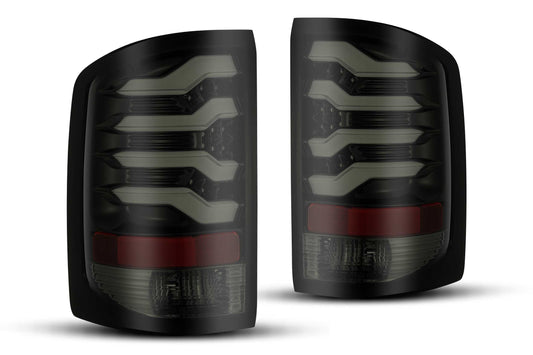 Luces traseras LED ARex Pro: GMC Sierra (14-18) (negro azabache)