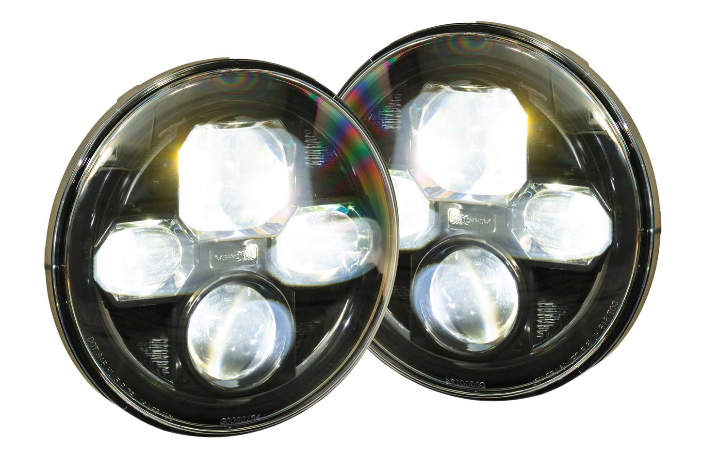 2007 -2018 Jeep Wrangler JK Sealed7 LED Headlights