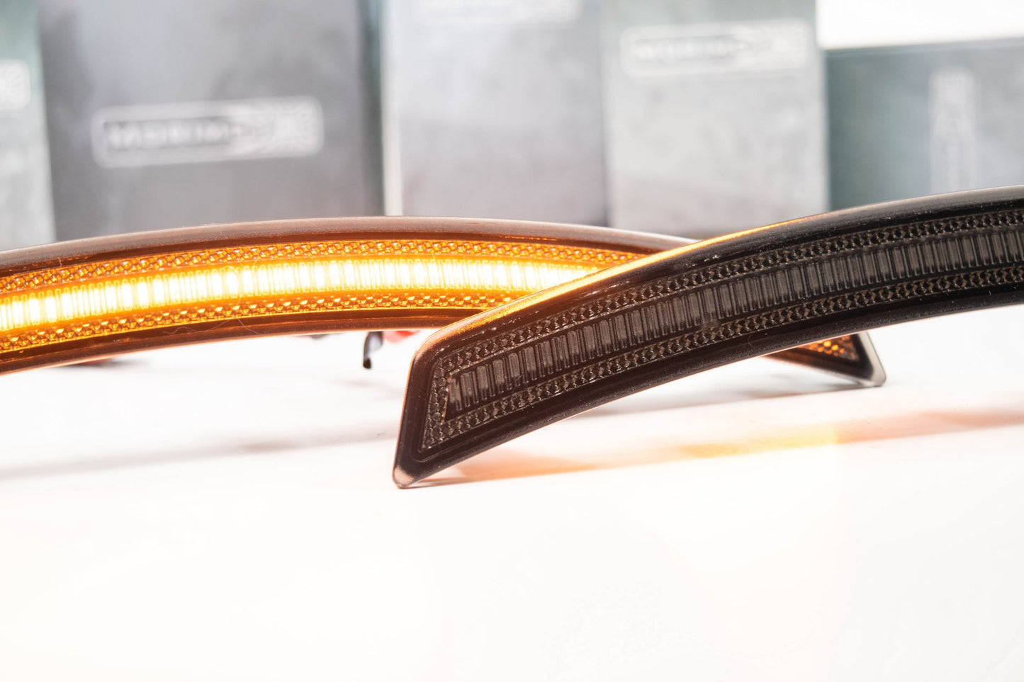 Marcadores laterales delanteros del Chevrolet Corvette C7 XB 2014-2019 (ámbar/par)