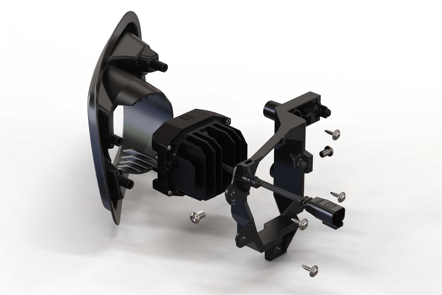 Morimoto 4Banger Fog Brackets: Type Ram Horizontal